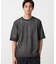 【セットアイテム】リネンライクケーブル クルーネックニット＋T/C天竺Tシャツ