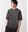 【セットアイテム】リネンライクケーブル クルーネックニット＋T/C天竺Tシャツ