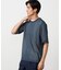 【セットアイテム】リネンライクケーブル クルーネックニット＋T/C天竺Tシャツ