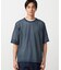 【セットアイテム】リネンライクケーブル クルーネックニット＋T/C天竺Tシャツ
