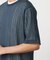 【セットアイテム】リネンライクケーブル クルーネックニット＋T/C天竺Tシャツ