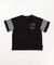 ギンガムチェック 切り替え 半袖Tシャツ