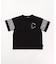 ギンガムチェック 切り替え 半袖Tシャツ