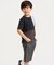 ブロッキング 半袖 Tシャツ