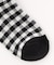 ロゴ×ギンガムチェック クルーソックス