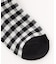 ロゴ×ギンガムチェック クルーソックス