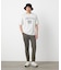 シルケット天竺 ロゴプリントTシャツ