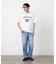 シルケット天竺 ロゴプリントTシャツ