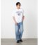 シルケット天竺 ロゴプリントTシャツ