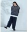 コットンリネンベルト付きパンツ/セットアップ対応