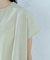 ノースリーブ タックブラウス