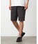 ポリエステルグレンチェックストレッチ ワンタックショートパンツ