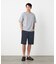 ポリエステルツイル ワンタックショートパンツ
