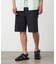 ポリエステルツイル ワンタックショートパンツ