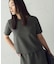 クルーネック ストレッチプリーツTシャツ / セットアップ対応