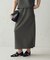 ストレッチプリーツ ナロースカート / セットアップ対応