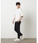 【吸水速乾】フェイクレイヤード フーデッド Tシャツ