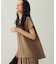 【セットアップ対応】シフォンジョーゼット バックプリーツブラウス