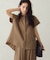 【セットアップ対応】シフォンジョーゼット バックプリーツブラウス