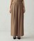 【セットアップ対応】シフォンジョーゼット ボックスタックイージーワイドパンツ