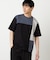 【接触冷感】USAコットン ブロッキングTシャツ