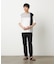 【接触冷感】USAコットン ブロッキングTシャツ