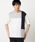 【接触冷感】USAコットン ブロッキングTシャツ