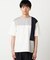 【接触冷感】USAコットン ブロッキングTシャツ