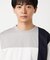 【接触冷感】USAコットン ブロッキングTシャツ