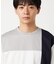 【接触冷感】USAコットン ブロッキングTシャツ
