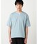【接触冷感】USAコットン フェイクレイヤード キーネックTシャツ