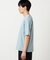 【接触冷感】USAコットン フェイクレイヤード キーネックTシャツ