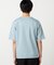 【接触冷感】USAコットン フェイクレイヤード キーネックTシャツ