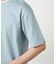 【接触冷感】USAコットン フェイクレイヤード キーネックTシャツ