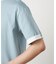 【接触冷感】USAコットン フェイクレイヤード キーネックTシャツ
