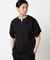 【接触冷感】USAコットン フェイクレイヤード キーネックTシャツ