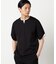 【接触冷感】USAコットン フェイクレイヤード キーネックTシャツ