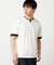 【接触冷感】USAコットン フェイクレイヤード キーネックTシャツ