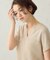 ロゴメッシュ スキッパーニット