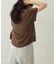 ロゴメッシュ スキッパーニット