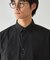 リップストップ ナイロンストレッチ 半袖ブロッキングシャツ / セットアップ対応