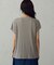 膨れジャガード フレンチスリーブTシャツ