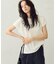 膨れジャガード フレンチスリーブTシャツ
