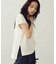 膨れジャガード フレンチスリーブTシャツ