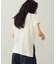 膨れジャガード フレンチスリーブTシャツ