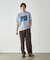 シルケット天竺 フォトプリントTシャツ