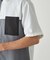 ウールライク ポリエステル レーヨンツイルショートポイント ブロッキング半袖シャツ