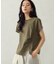 【接触冷感】アシンメトリータックTシャツ