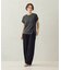 【接触冷感】アシンメトリータックTシャツ