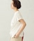 【接触冷感】アシンメトリータックTシャツ